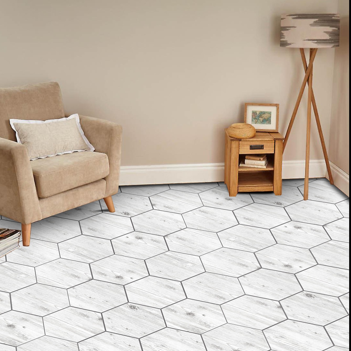 Scandinavian Peel and Stick PVC Tiles Factory