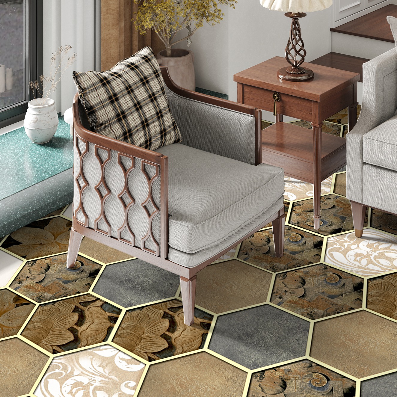 High Quality Floor Stickers Peel And Stick Manufacturer