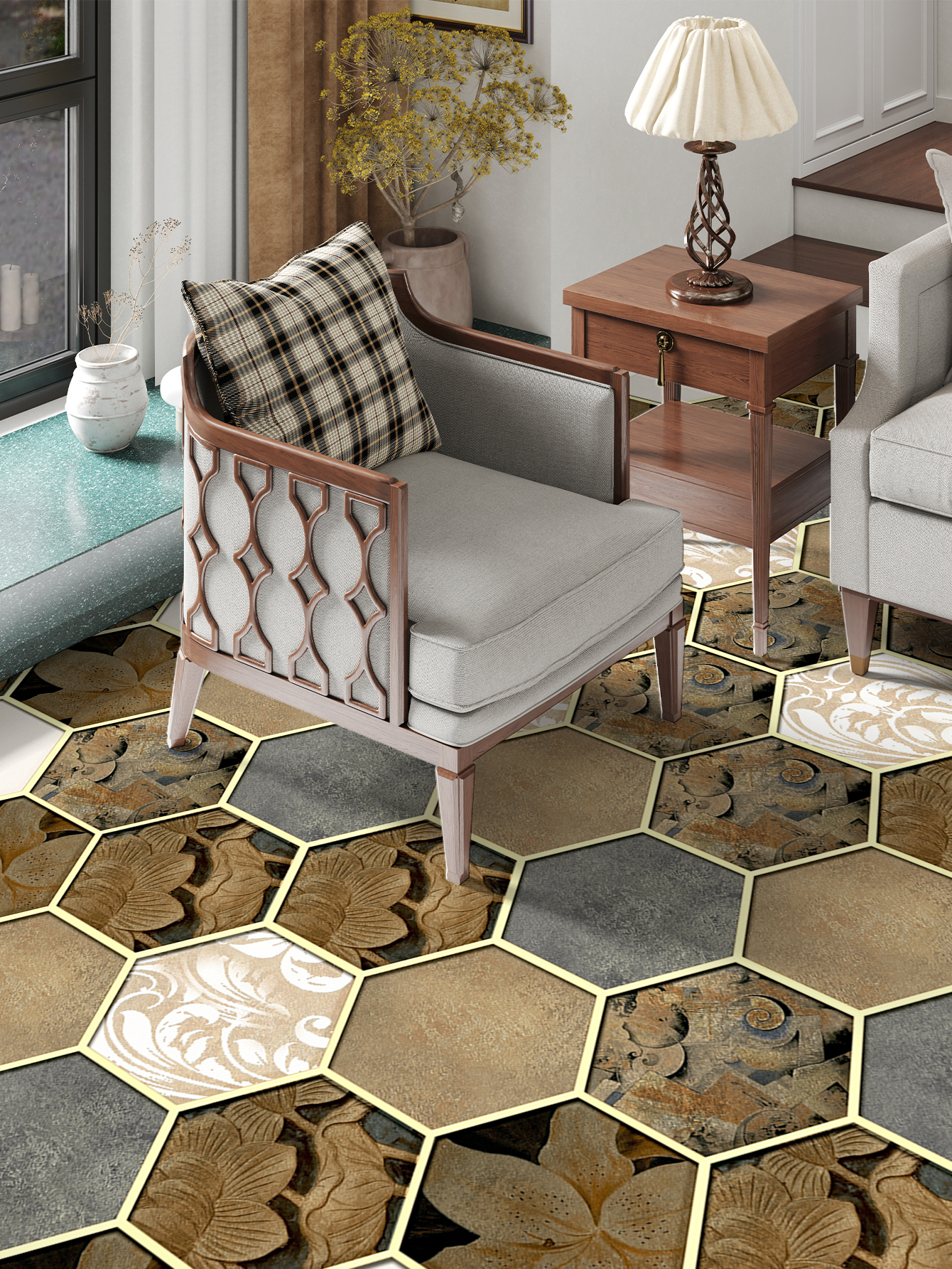 High Quality Floor Stickers Peel And Stick Manufacturer