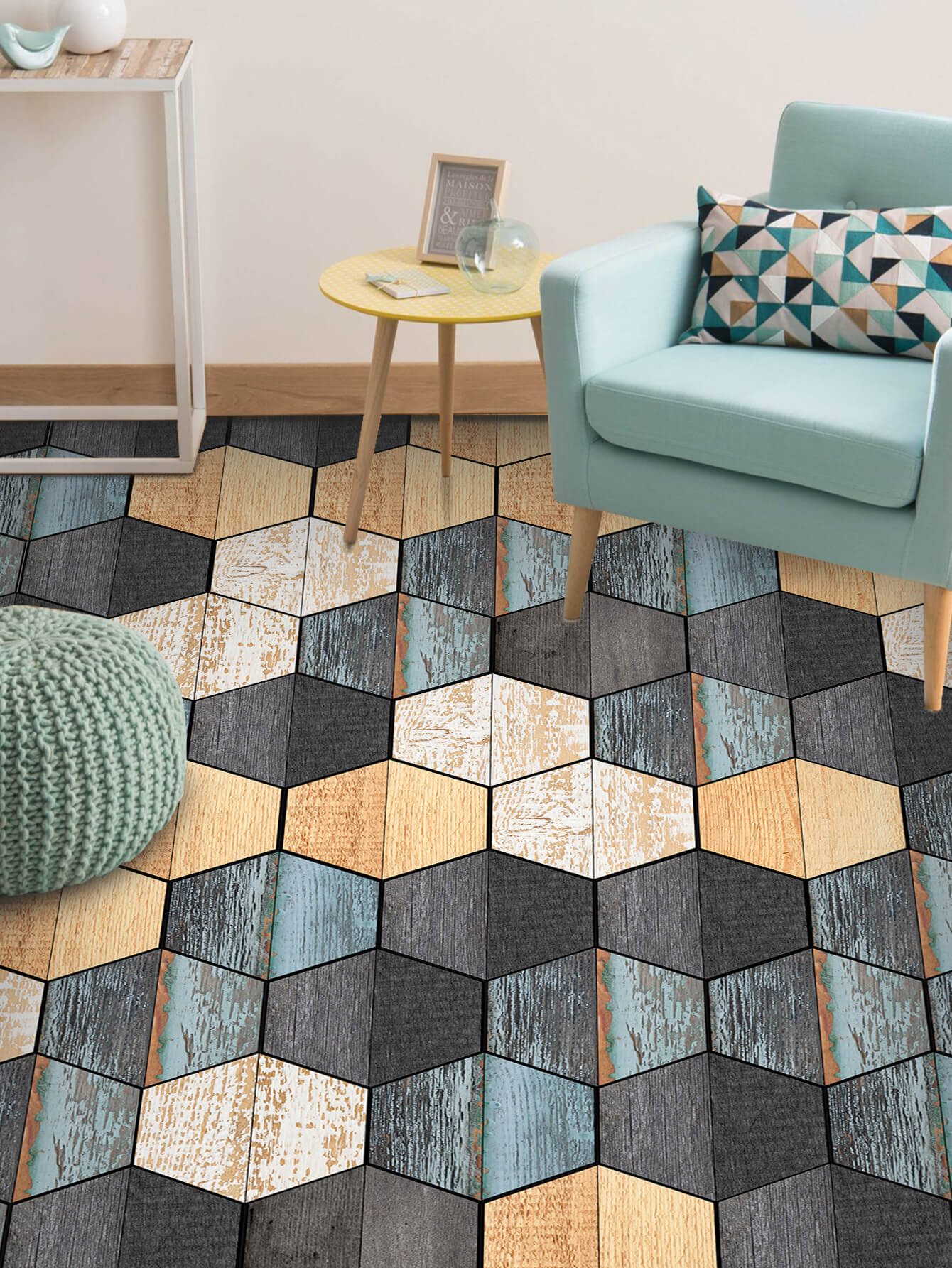 Nordic Style Self-Adhesive Floor Tile Manufacturer