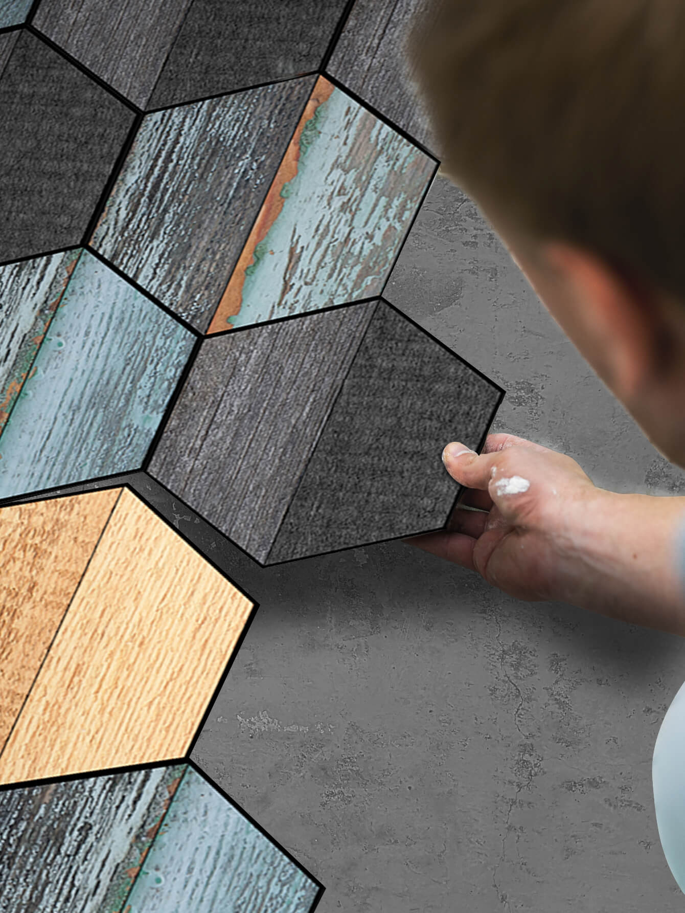 Nordic Style Self-Adhesive Floor Tile Manufacturer