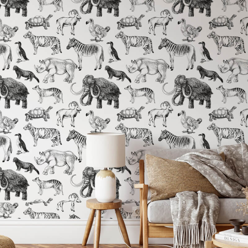 Custom China Factory Jungle Animals Wall Stickers