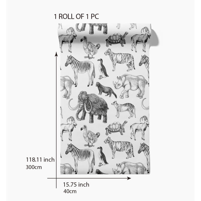 Custom China Factory Jungle Animals Wall Stickers