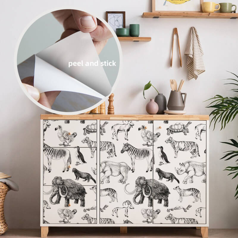 Custom China Factory Jungle Animals Wall Stickers