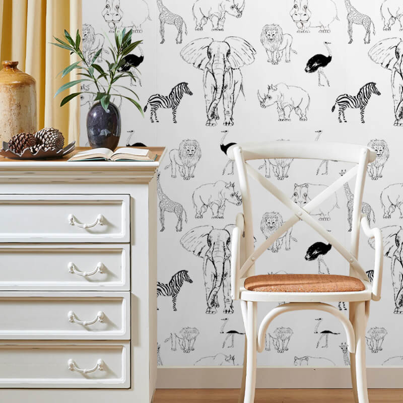 Factory Wholesale Custom Safari Wall Art Stickers