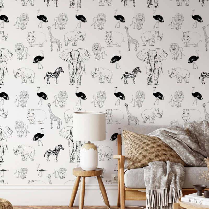 Factory Wholesale Custom Safari Wall Art Stickers