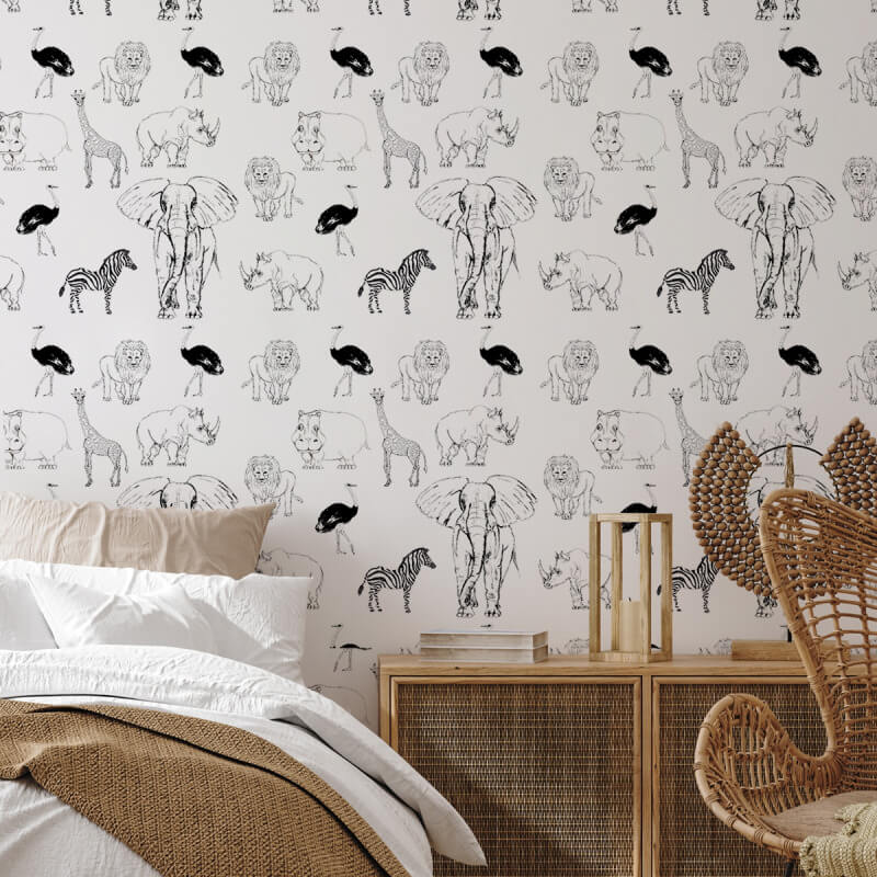 Factory Wholesale Custom Safari Wall Art Stickers