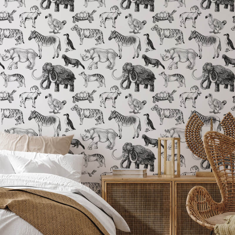 Custom China Factory Jungle Animals Wall Stickers