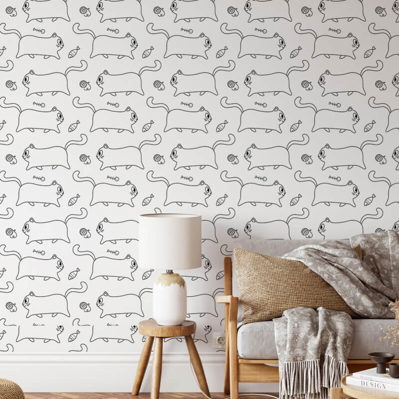 cat wall art stickers cat wall art stickers
