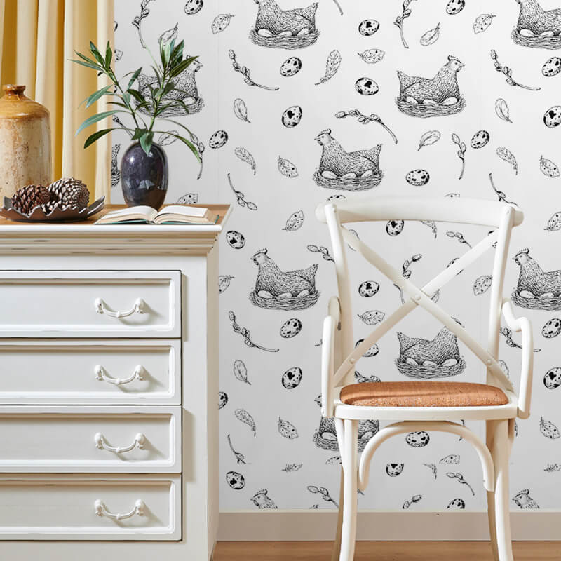 Wholesale Factory Price Farm Hen Animal Wall Decals Stickers