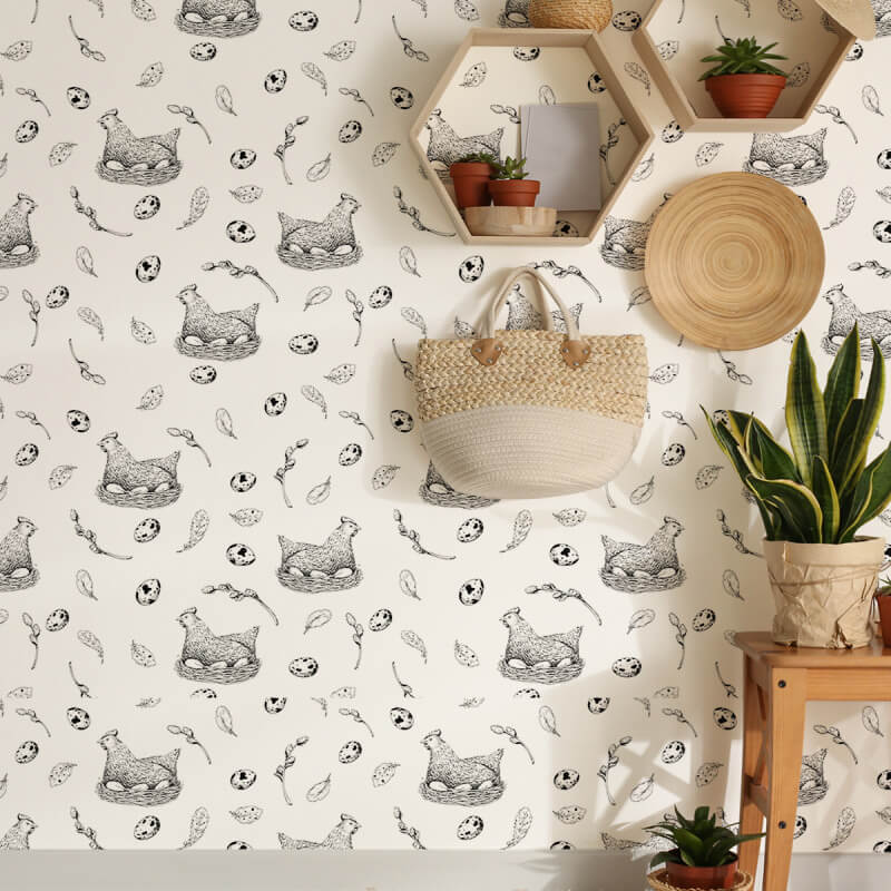 Wholesale Factory Price Farm Hen Animal Wall Decals Stickers