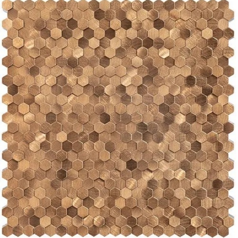 Heat-Resistant Metallic Hexagon Wall Tiles Manufacturer